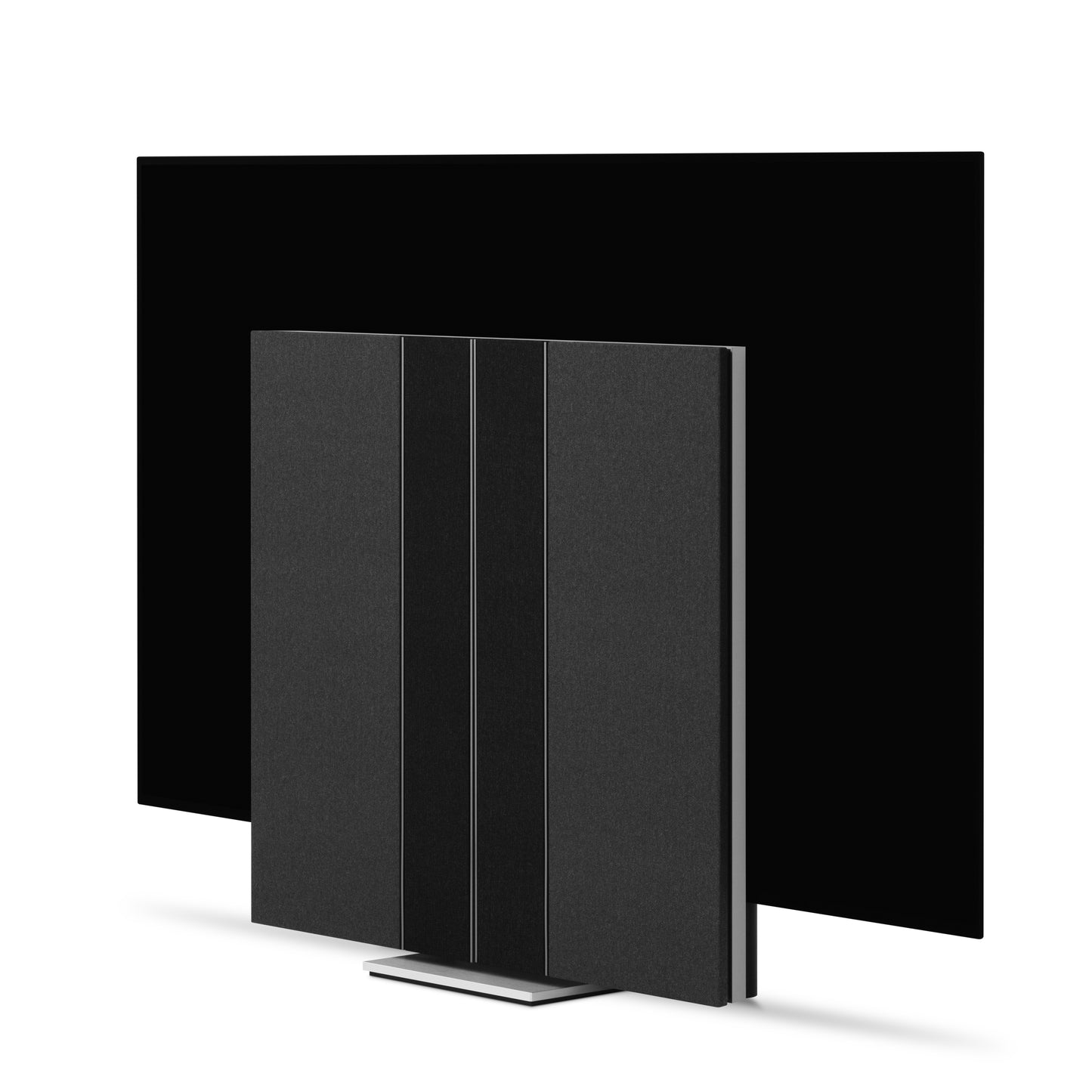 Beovision Harmony Silber / Grey Melange Cover closed