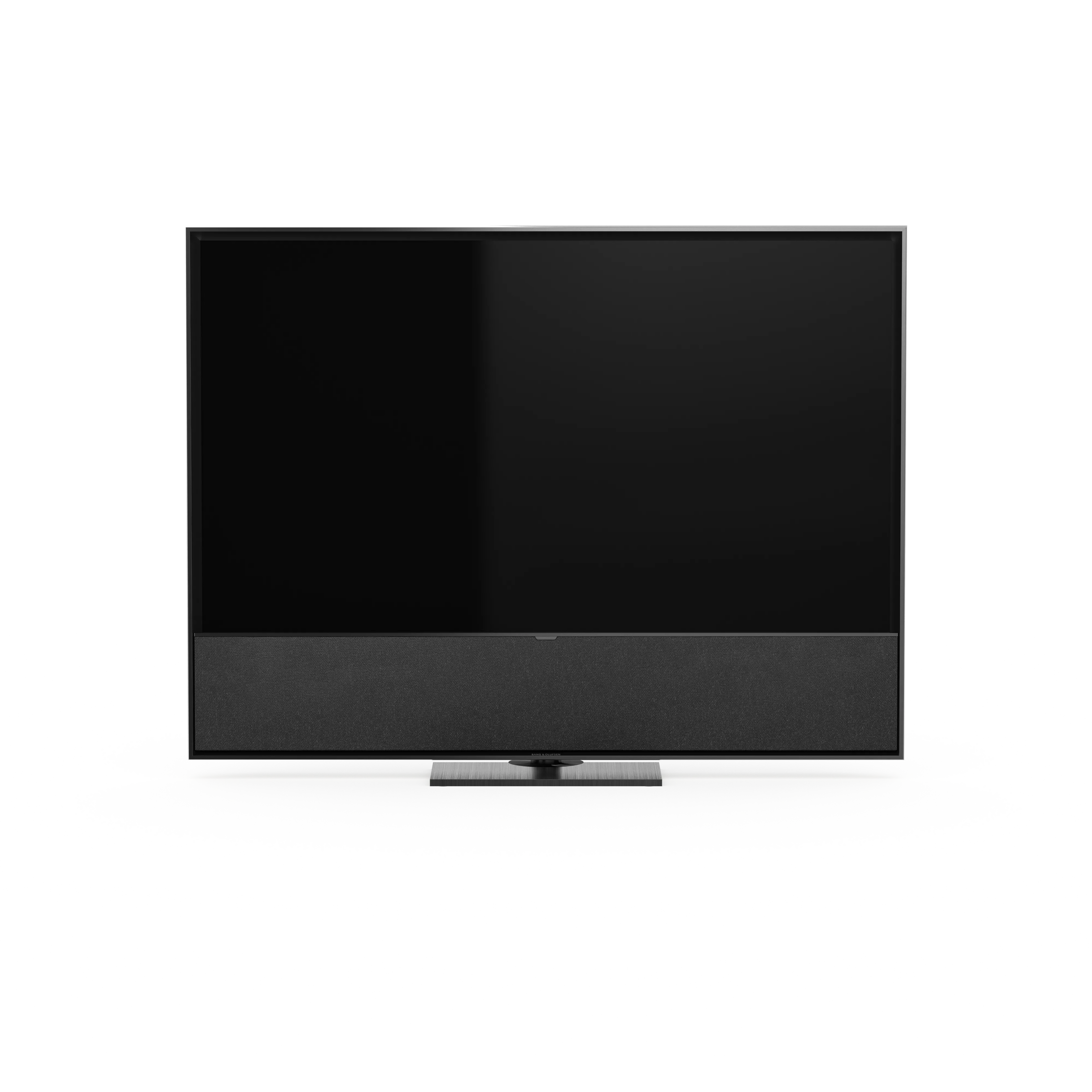 Bang & Olufsen, Beovisin Contour in black anthracite mti Soffcover uaf Table stand