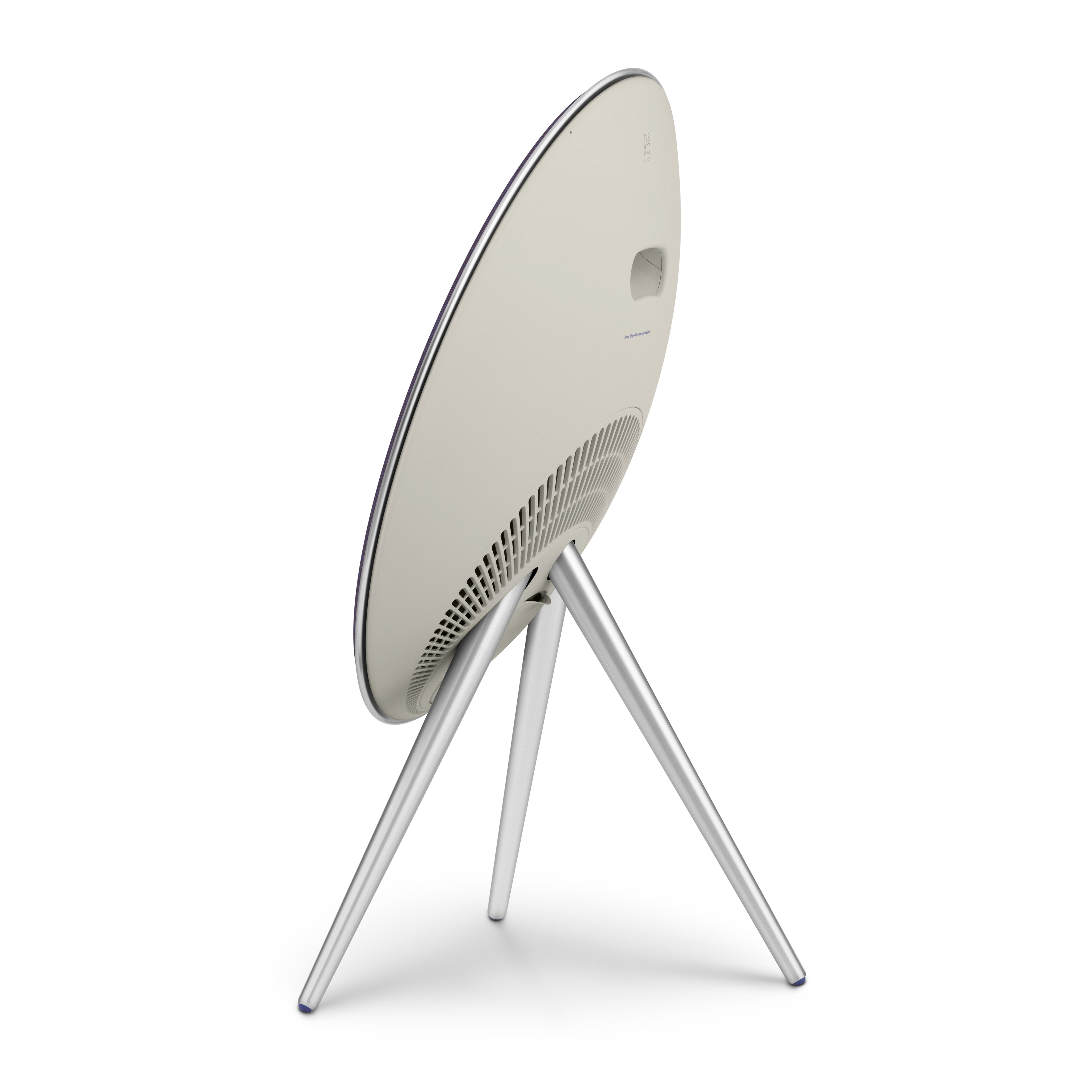 Bang & Olufsen, B&O Beosound A9 Multiroom Lautsprecher aus der Centennial Collection in Century Blue - Ansicht von der Seite