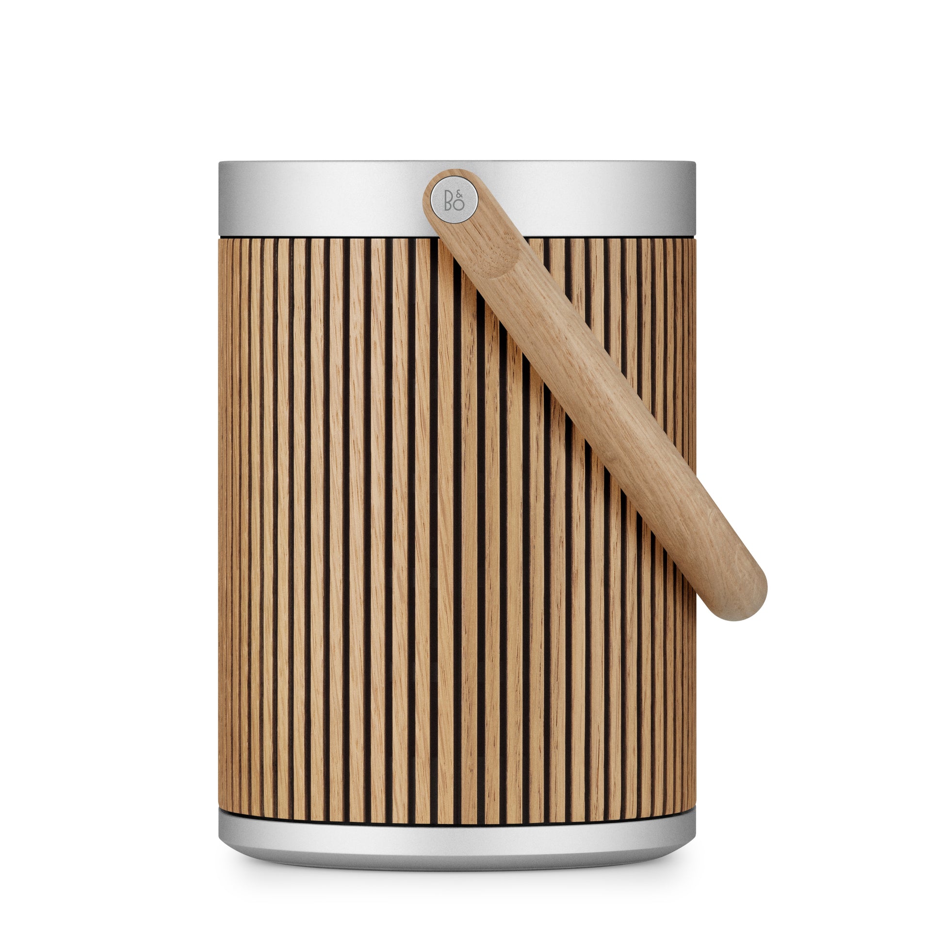 Bang & Olufsen, B&O BeoSound A5 Eichenholz seitliche Aufnahme