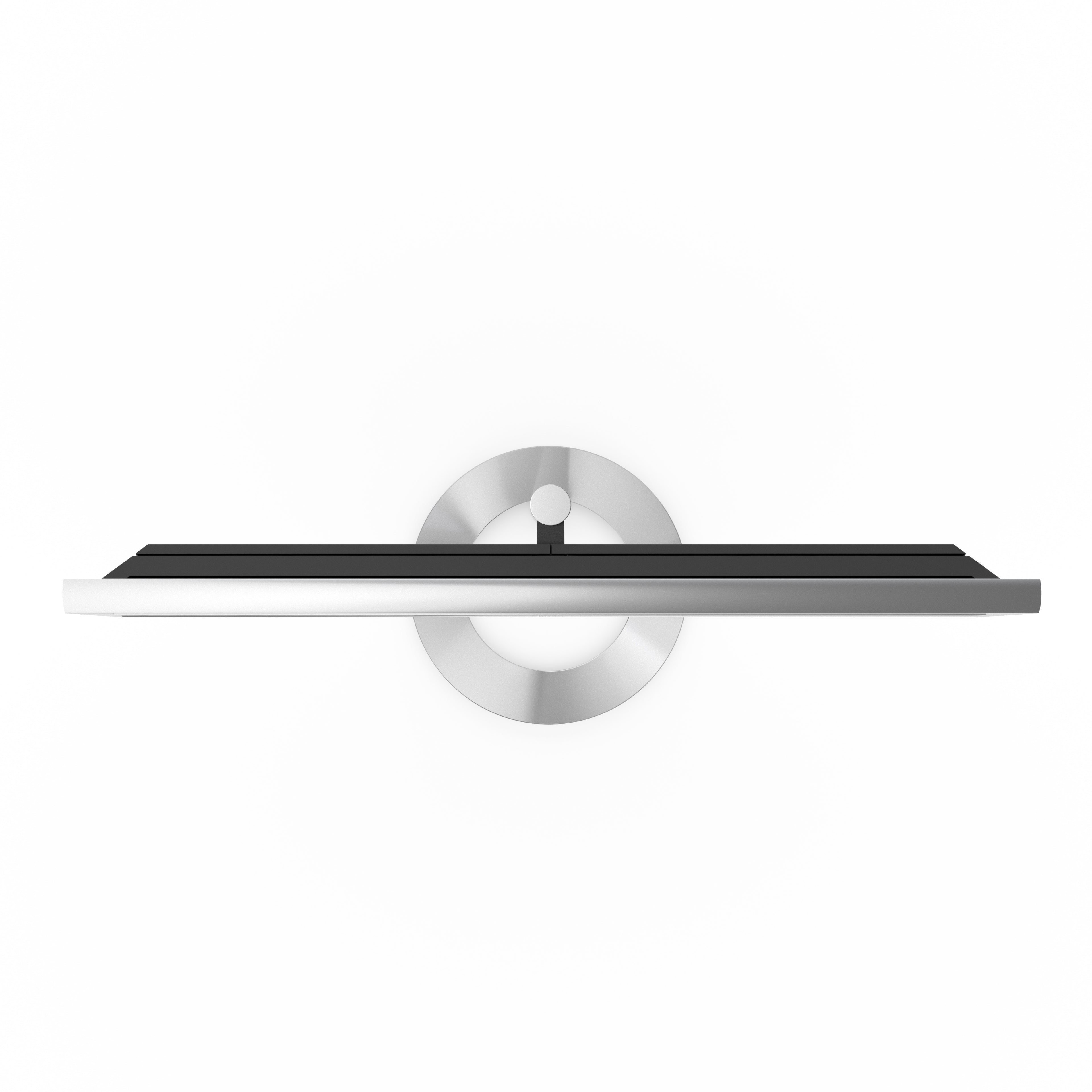 B&O Bang & Olufsen Beovision Contour 48 Zoll silber - auf Bodenstandfuß mit light oak Cover - von oben