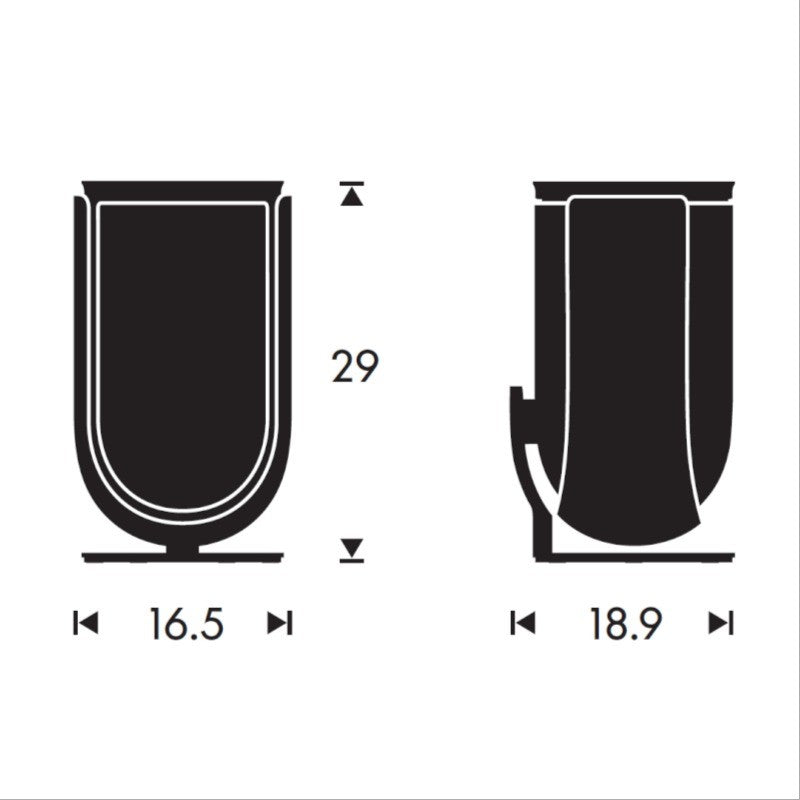 Abmessungen Tischstandfuß BeoLab 8