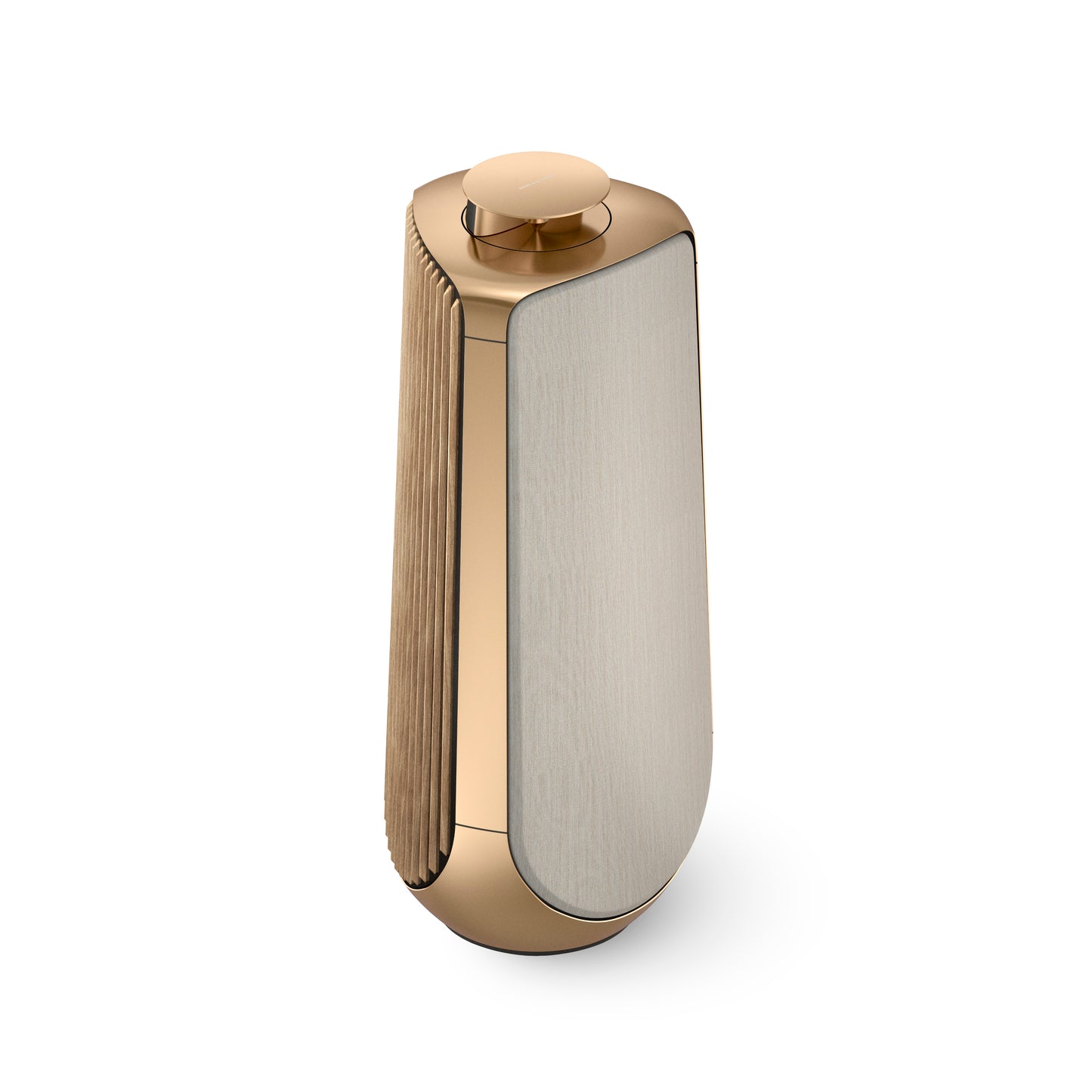 BeoLab 50 mit Seitencovern in light oak und hellem Frontcover